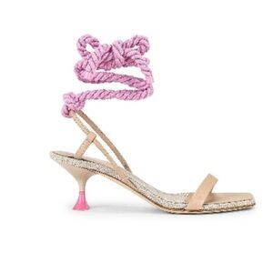 3JUIN Nevis Sandals in Rope Pink Size 39